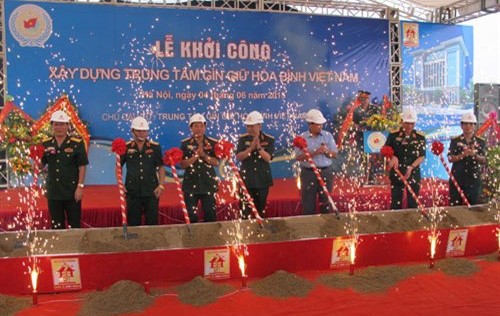 Началось строительство штаб-квартиры Вьетнамского миротворческого центра - ảnh 1